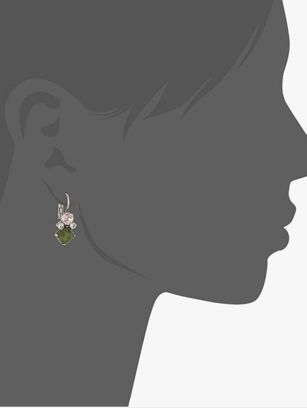 Sorrelli Gingham French Wire Drop Earrings - Picture 5 of 9